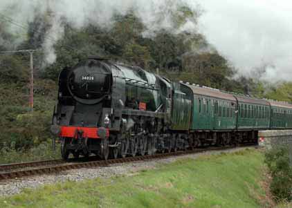 Purchase photo of 34028 EDDYSTONE at Swanage Railway
